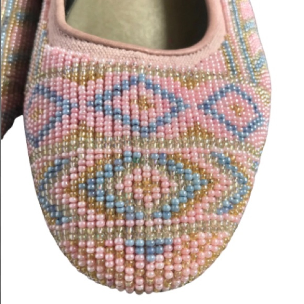 Donald J. Pliner Hasin Beaded Carpet Flats